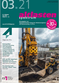 Titelbild der Zeitschrift altlasten spektrum, Ausgabe Juni 2021