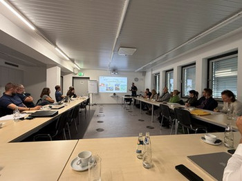 Fachlicher Austausch zu den verschiedenen europäischen Projekten