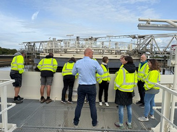 Besuch des Gemeinschaftsklärwerks Bitterfeld-Wolfen