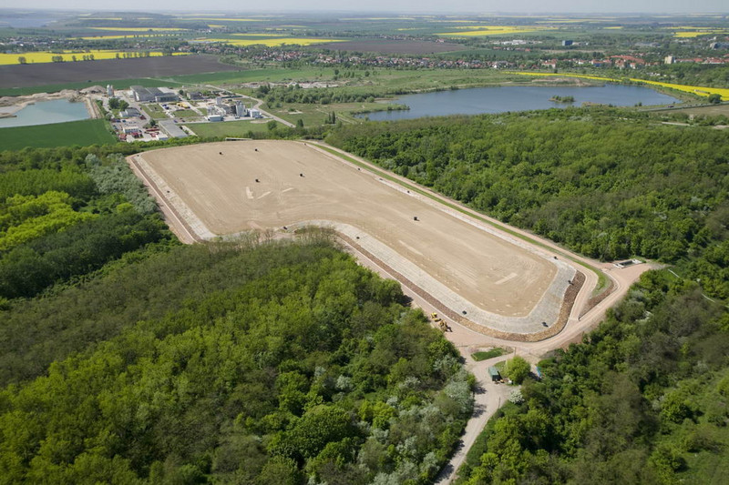 Zwischendamm Nord der Hochhalde Leuna